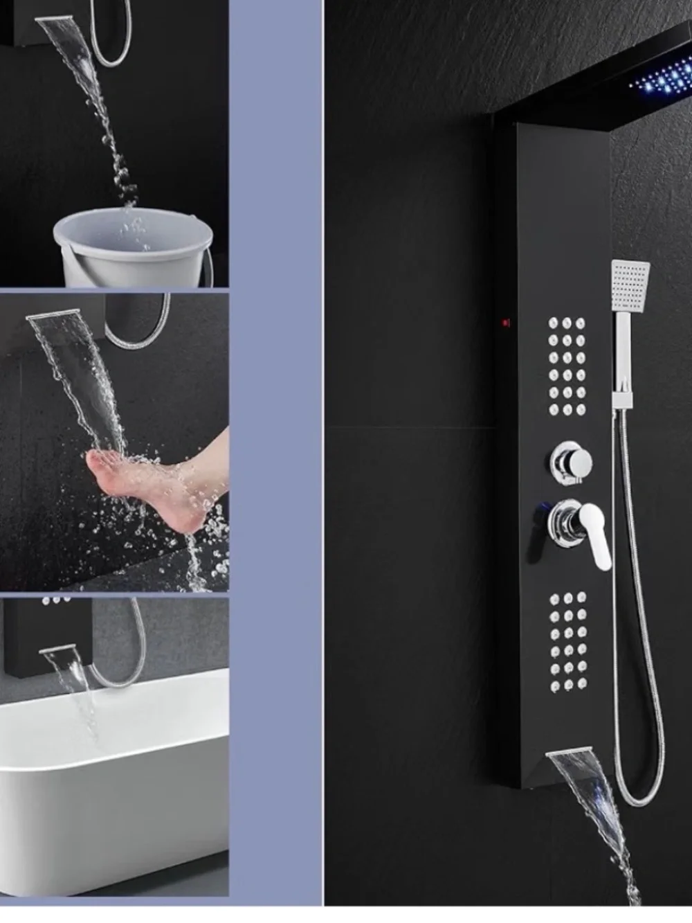 Full body shower head